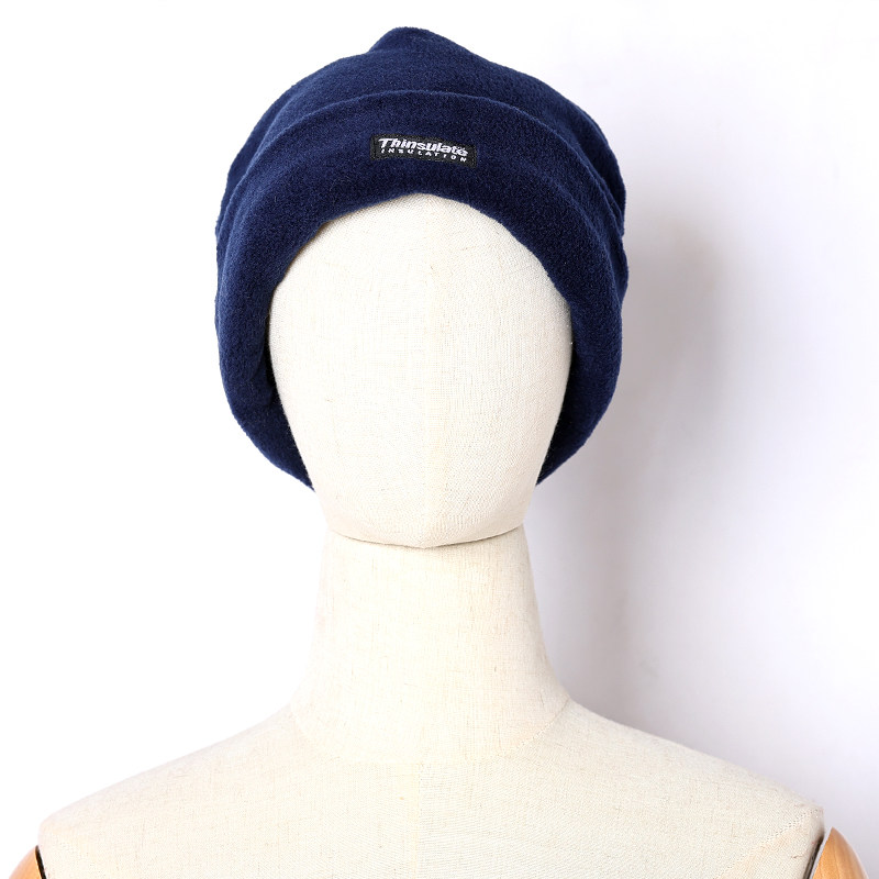 珊瑚绒帽子2025年秋冬季保暖护耳情侣款纯色字母套头帽运动冷帽潮