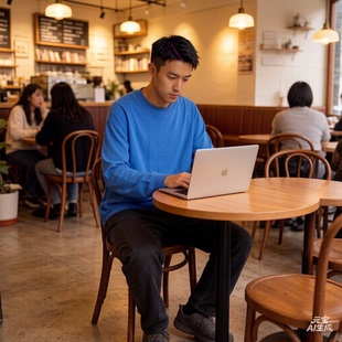 2025年春秋卫衣男简约百搭棉质纯色宽松显瘦休闲圆领套头长袖上衣