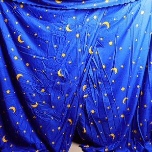 遮光蚊帐老式印花蚊帐传统加纱绑绳家用卧室四季款防蚊蚊帐潮