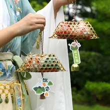 饰竹编挂件 端午节礼品艾草花束门挂饰手工diy材料包香包香囊装