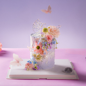 大教堂 女神创意奶油艺术生日蛋糕北京同城配送 薇奥莱塔