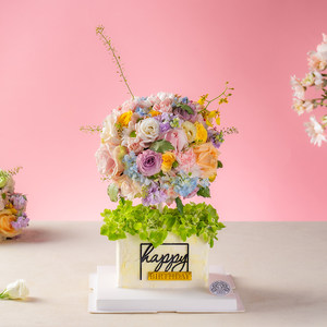 大教堂【圣瓦伦丁】女神创意奶油艺术生日蛋糕北京同城配送