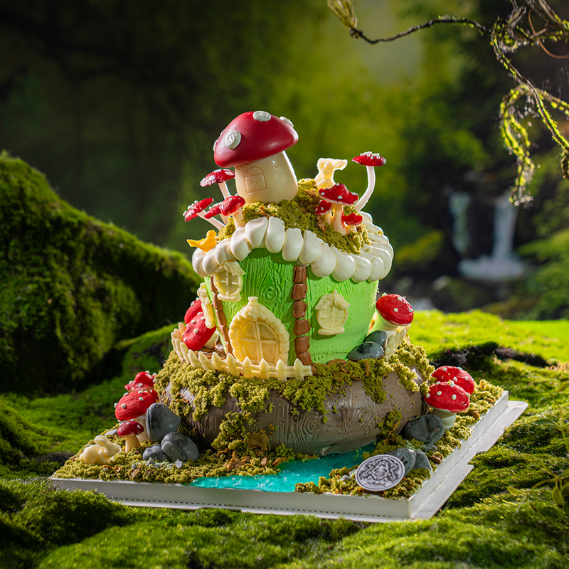 大教堂【精灵旅社】创意奶油艺术生日蛋糕北京同城配送