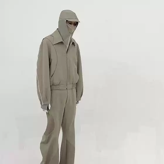 Special Offer: Cmmawear Batwing Perforated Casual Jacket in Cleanfit Style