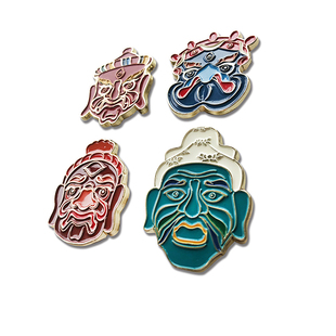 藏族文化创意神舞鬼戏冰箱贴磁铁装饰饰品旅游礼物u.