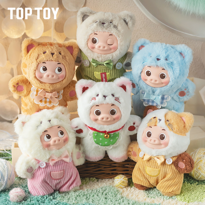 TOPTOY正版猪猪侠盲盒挂件公仔