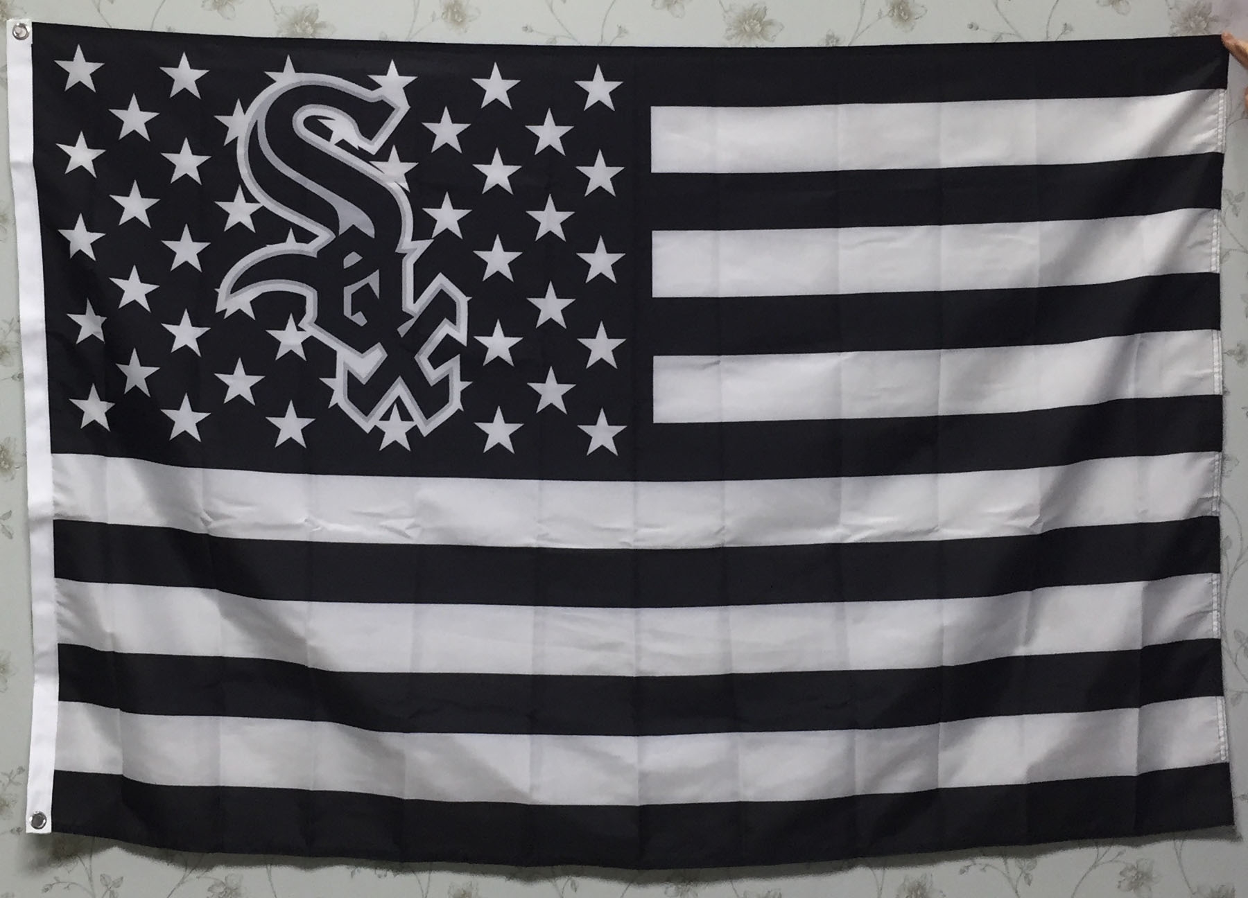 外贸棒球芝加哥白袜队美国旗帜MLB Chicago White Sox USA Flag|msdalam kategori sukan/Yoga/kecergasan/bekalan peminat, besbol, bekalan peminat besbol - dari Buy2taobao.com untuk memberikan perkhidmatan ejen Taobao profesional membeli