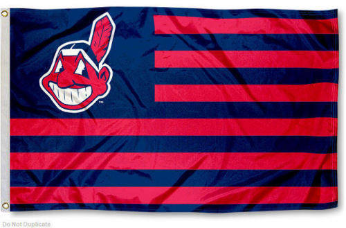 外贸克里夫兰印第安人队旗帜cleveland indians flag a5