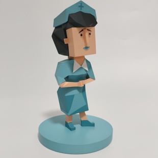 小护士isfj小护士手办isfj手办树脂15cm高MBTI16型人格ISFJ摆件