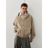 MADWITCH软糯亲肤条纹开衫 卫衣男女秋冬氛围感休闲情侣连帽外套潮