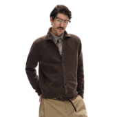 MADWITCH秋冬复古排扣针织衫 外套 毛衣男女休闲软糯老钱风翻领开衫