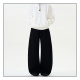情侣裤 MADWITCH秋冬弯刀加绒卫裤 宽松休闲复古潮牌松紧腰香蕉裤 子