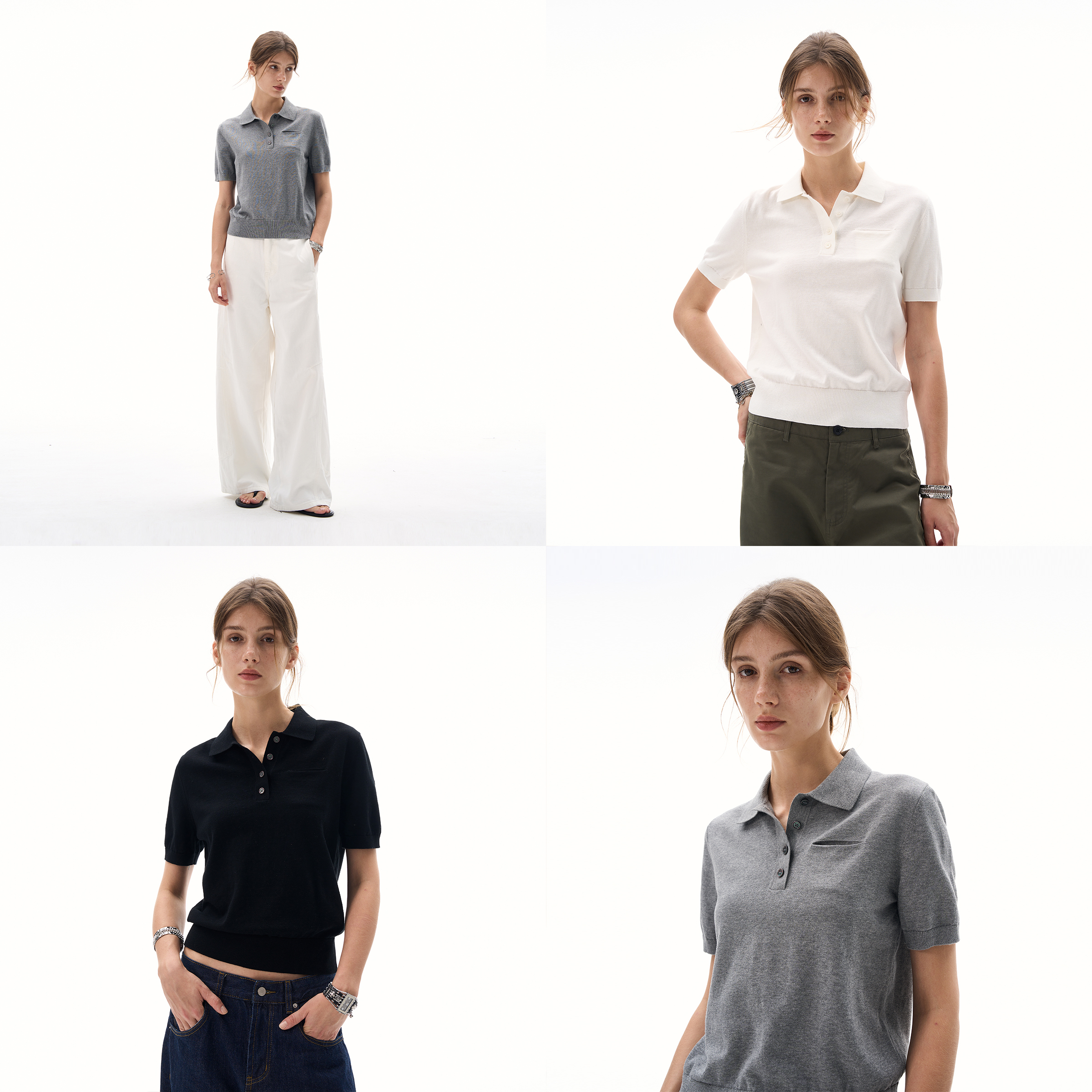 MADWITCH复古cleanfit针织短袖潮