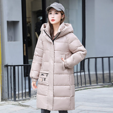 官方正品羽绒棉服女冬季中长款过膝2023年新款韩版宽松冬外套