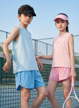 2026夏季新款ola背心套装锦纶冰感网孔透气速干无袖运动套装