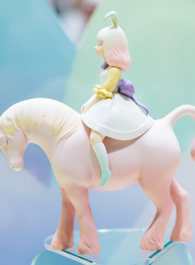 白夜童话猫将军果冻装摆件贾晓鸥艺术品乔迁新居书房装饰品送女生