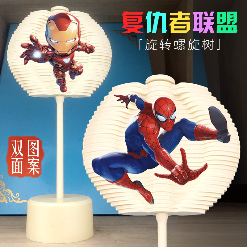 漫威英雄旋转棒棒糖儿童解压玩具