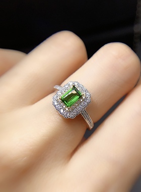 伯利尔女S925戒指空托