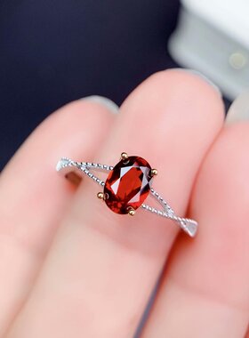 伯利尔女S925戒指空托