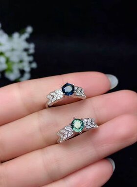 伯利尔女S925戒指空托