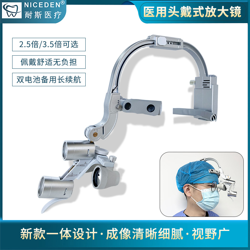 牙科头戴式放大镜口腔头灯耳鼻喉外科牙医诊所器械工具口腔护理 美容美体仪器 其它口腔护理设备 原图主图