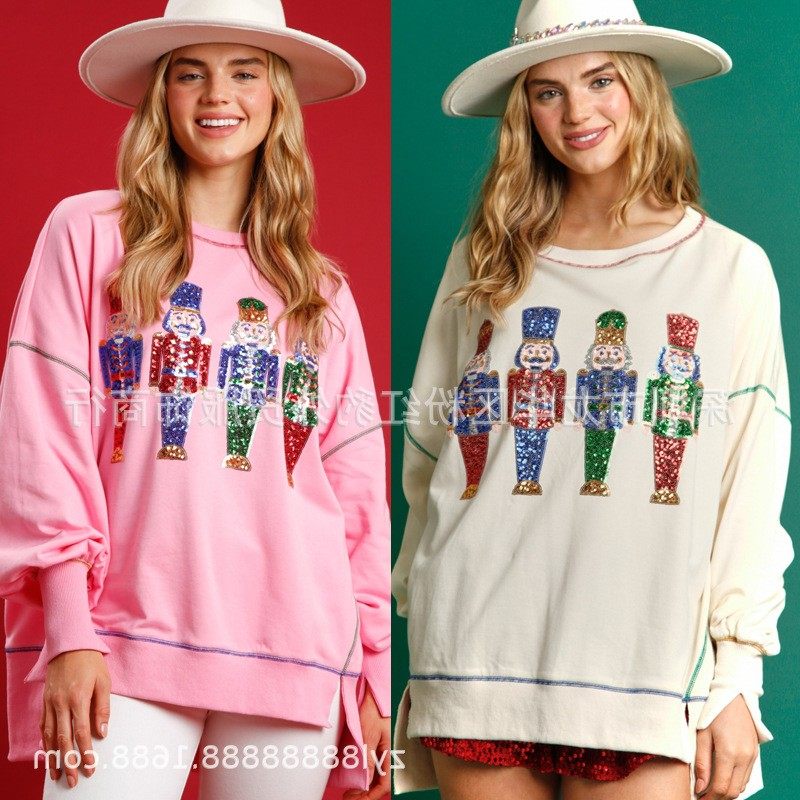 跨境新款 亚马逊爆款欧美时尚圆领长袖宽松套头卫衣女,个性定制/设计服务/DIY,连衣裙加工定制,淘宝优惠券,粉丝福利购,淘宝优惠卷