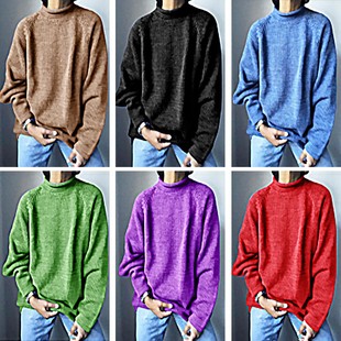 中长款 春季 女薄款 跨境欧美风纯色套头上衣宽松休闲针织衫 毛衣 新品