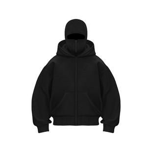 光板秋季 连帽卫衣薄绒外套男女双帽秋冬情侣纯棉 新款