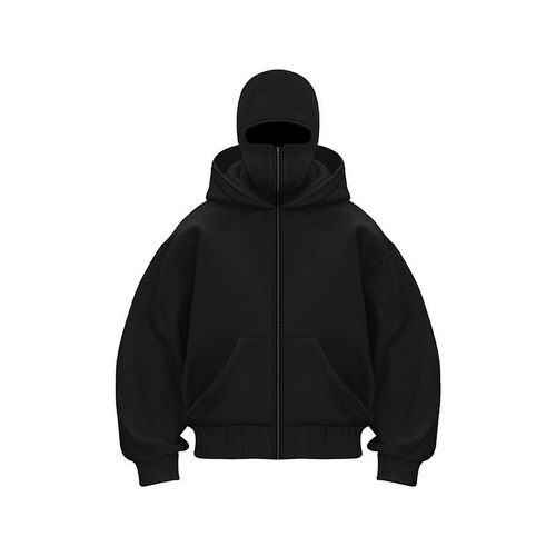 光板秋季新款连帽卫衣薄绒外套男女双帽秋冬情侣纯棉