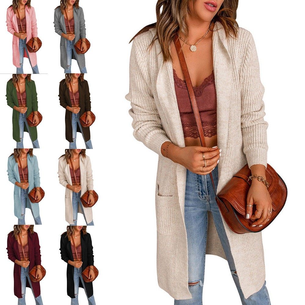 跨境秋冬亚马逊圆领欧美女装外贸针织开衫跨境宽松纯色毛衣女款,个性定制/设计服务/DIY,连衣裙加工定制,淘宝优惠券,粉丝福利购,淘宝优惠卷