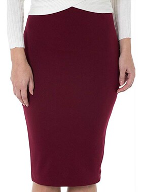 亚马逊热卖欧美女装纯色半身裙修身性感绷带包臀裙