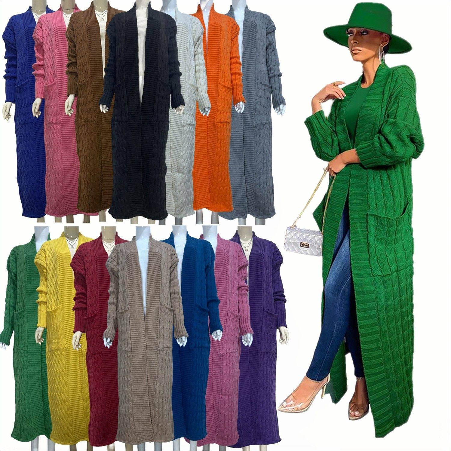 亚马逊跨境春秋冬新品欧美大码女装长袖宽松长款开衫针织毛衣外套,个性定制/设计服务/DIY,连衣裙加工定制,淘宝优惠券,粉丝福利购,淘宝优惠卷