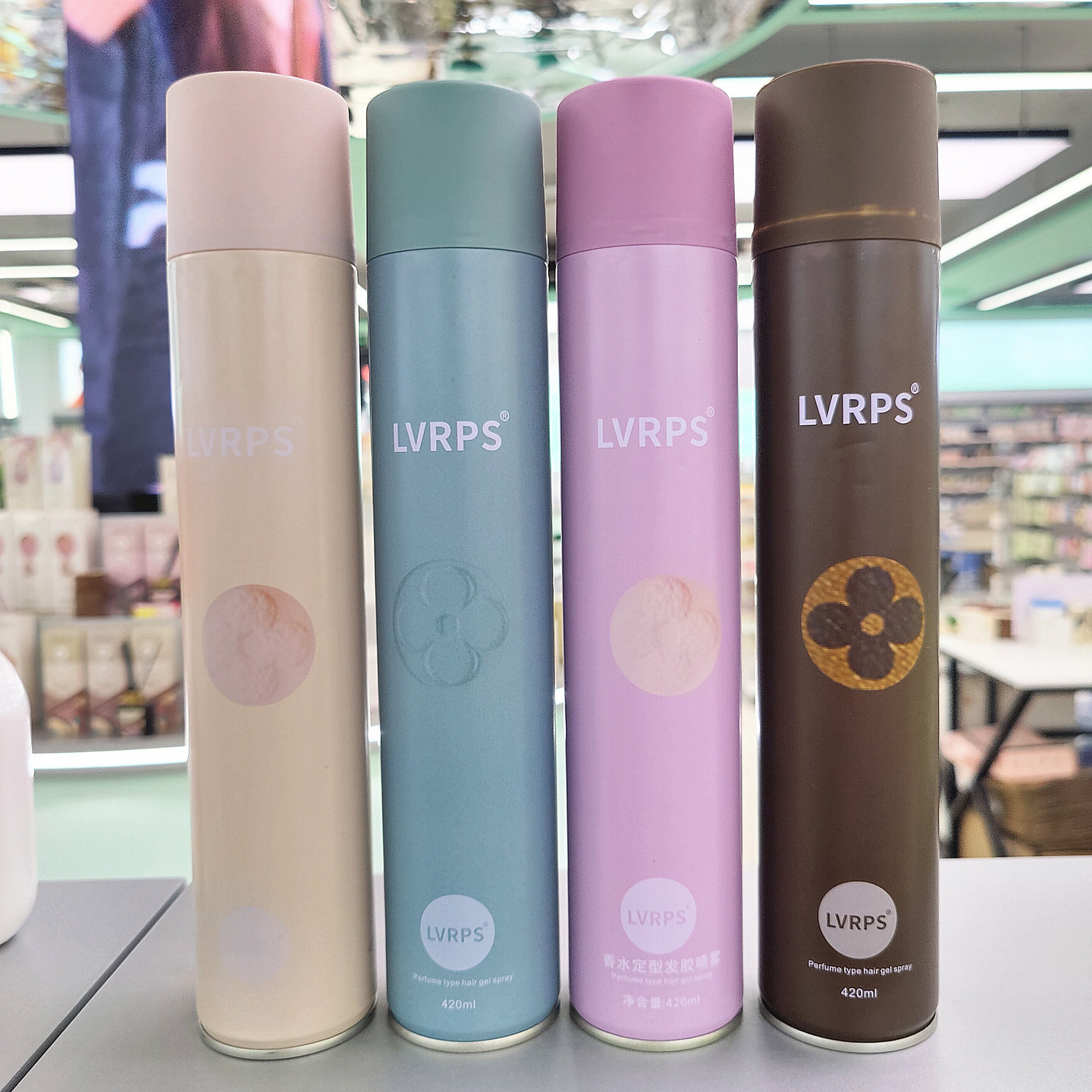 造型师专用LVRPS香水定型发胶喷雾自然蓬松持久速干不起白屑男女