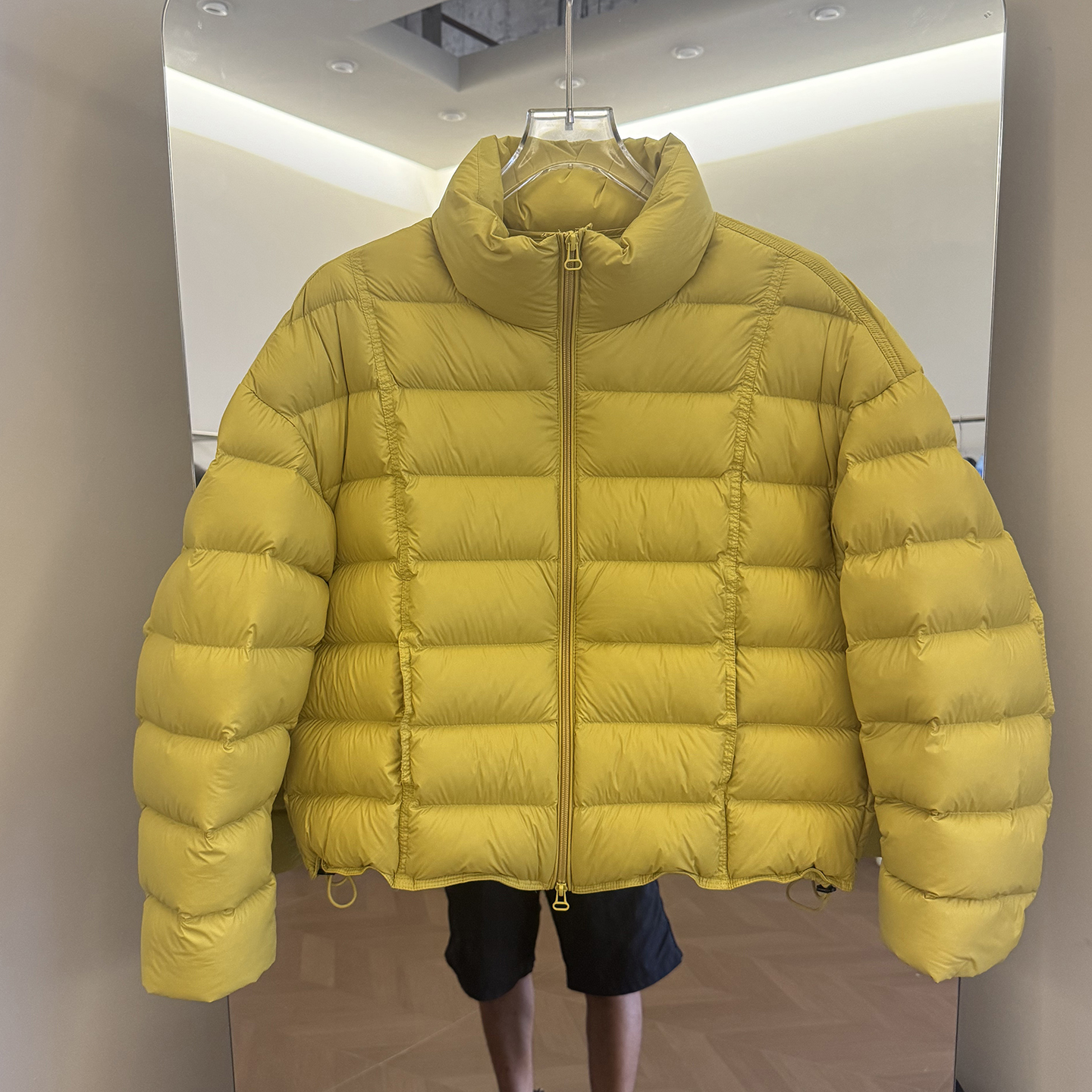 90绒秋冬韩版宽松立领羽绒服女短款时尚排骨轻柔泡芙云感外套