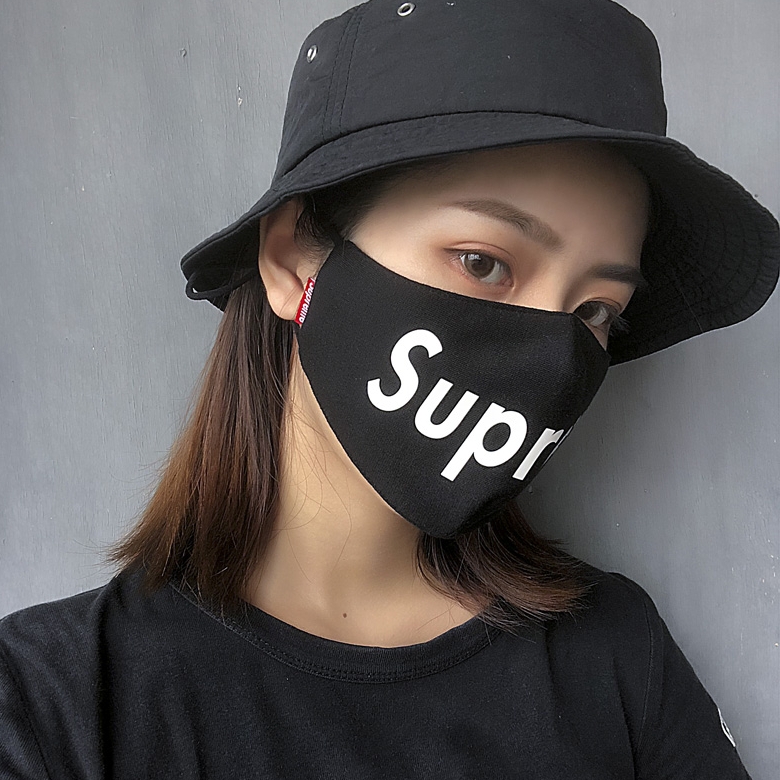 Suprem冬季纯棉布料口罩可水洗