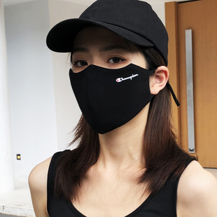 口罩女2025高颜值新款 防风男黑色防寒冬天 秋冬纯棉防晒透气冬季