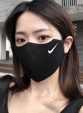 口罩女秋冬高颜值2025新款纯棉防晒冬天男士防寒黑色保暖防风女士