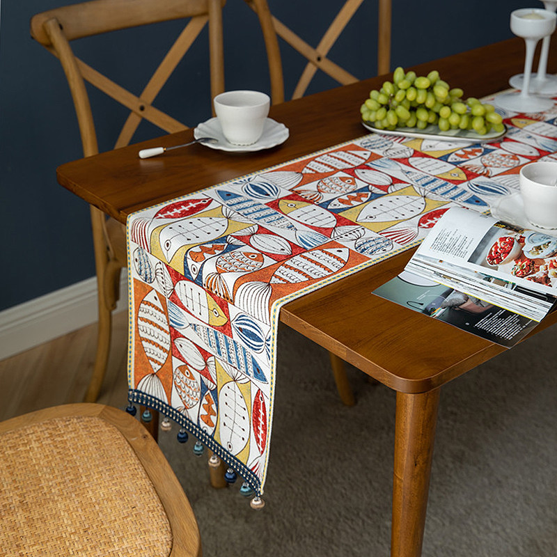 北欧桌旗桌布电视柜简约现代盖巾