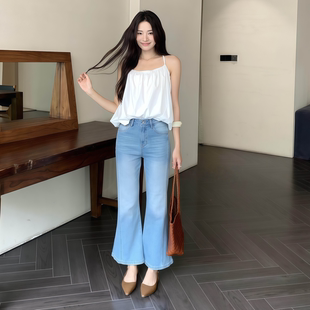 Limitless 夏季高品质莱赛尔薄料牛仔裤女四面弹显瘦修身牛仔裤