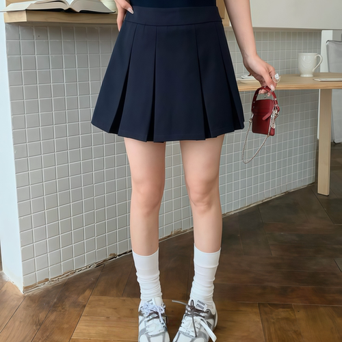 百搭薄款百褶裙半身裙A字裙女