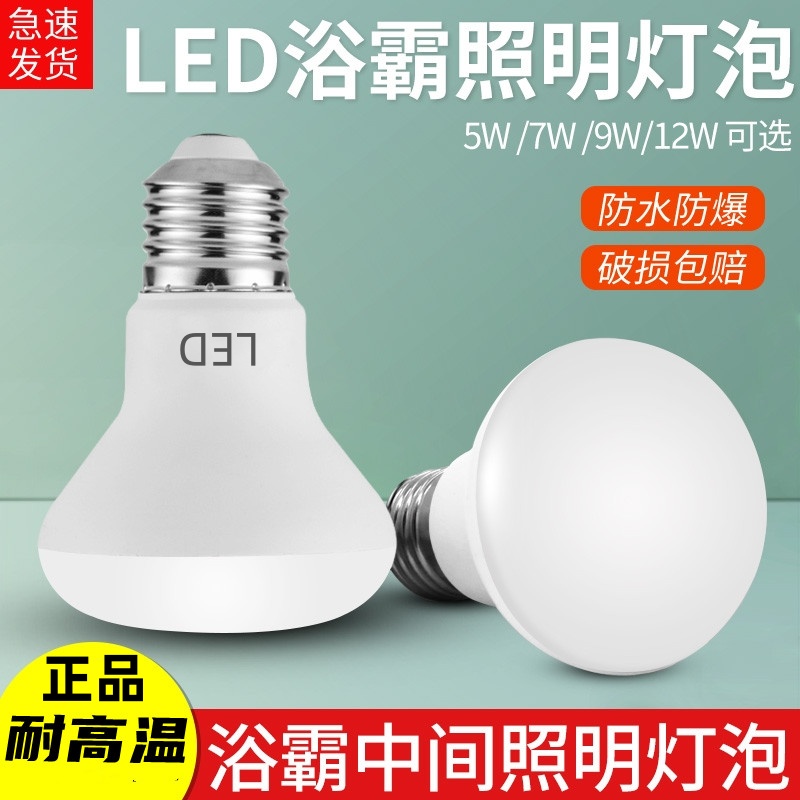 浴霸中间照明灯泡led节能家用卫生间小灯泡E27通用取暖灯防水防爆