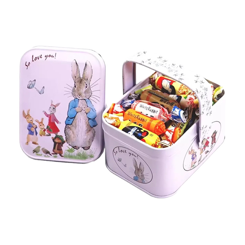 大白兔奶糖铁盒装糖果送男女朋友生日礼物万圣节糖果官方授权正品