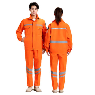 电焊工作服套装男女阻燃春秋劳保服长袖耐磨工人车间全棉耐高温烫