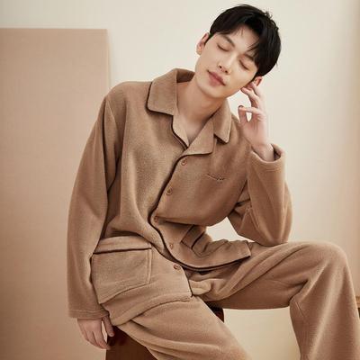 顶瓜瓜男士秋冬新款双面睡衣