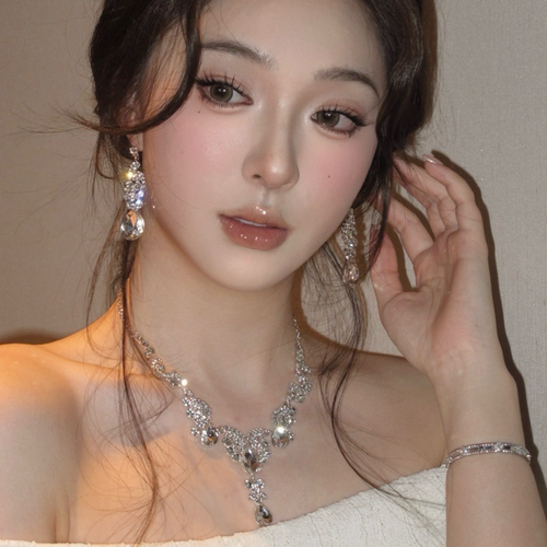 琉璃千金轻奢爆闪高级感夸张耳钉