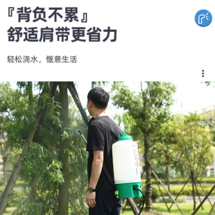 5L8L12L电动农用喷雾器高压消毒喷壶小型家用新式 可背锂电打药机