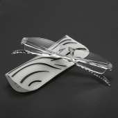 放大远视男女进口超轻老花镜超轻无框树脂非球面老光镜便携款 一体