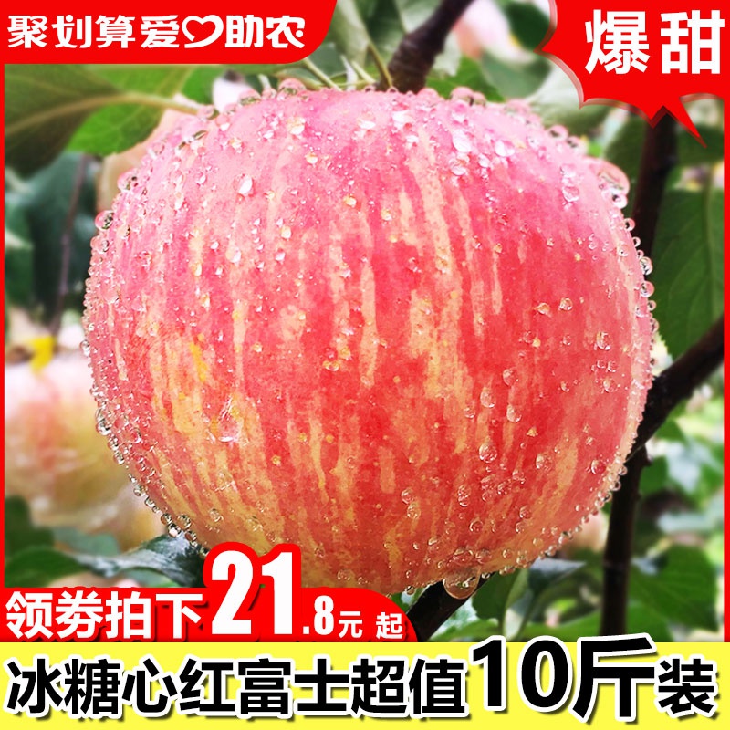 苹果水果新鲜当季水果丑苹果整箱10斤现季山西冰糖心红富士带一十
