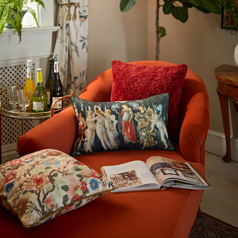 偏爱集客厅复古老钱风抱枕厚实