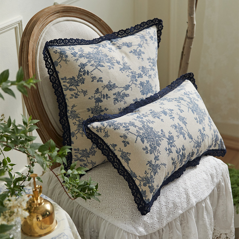 沙发抱枕靠垫午睡高端奢华不含芯抱枕套法式怀旧复古美式腰枕靠包